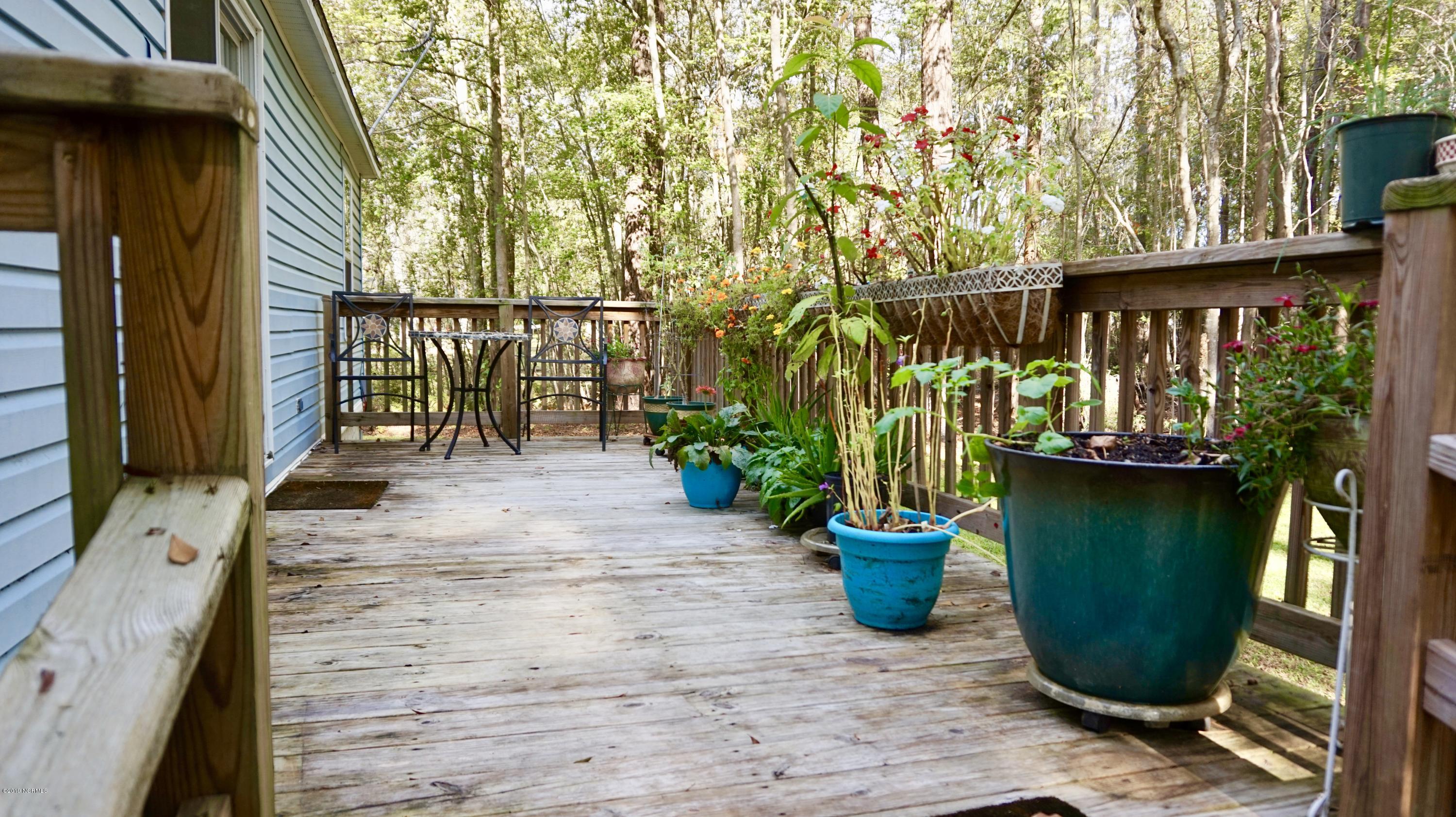 410 Sand Ridge Road New Bern, NC 28560 - Photo 19 of 20 Backyard Deck