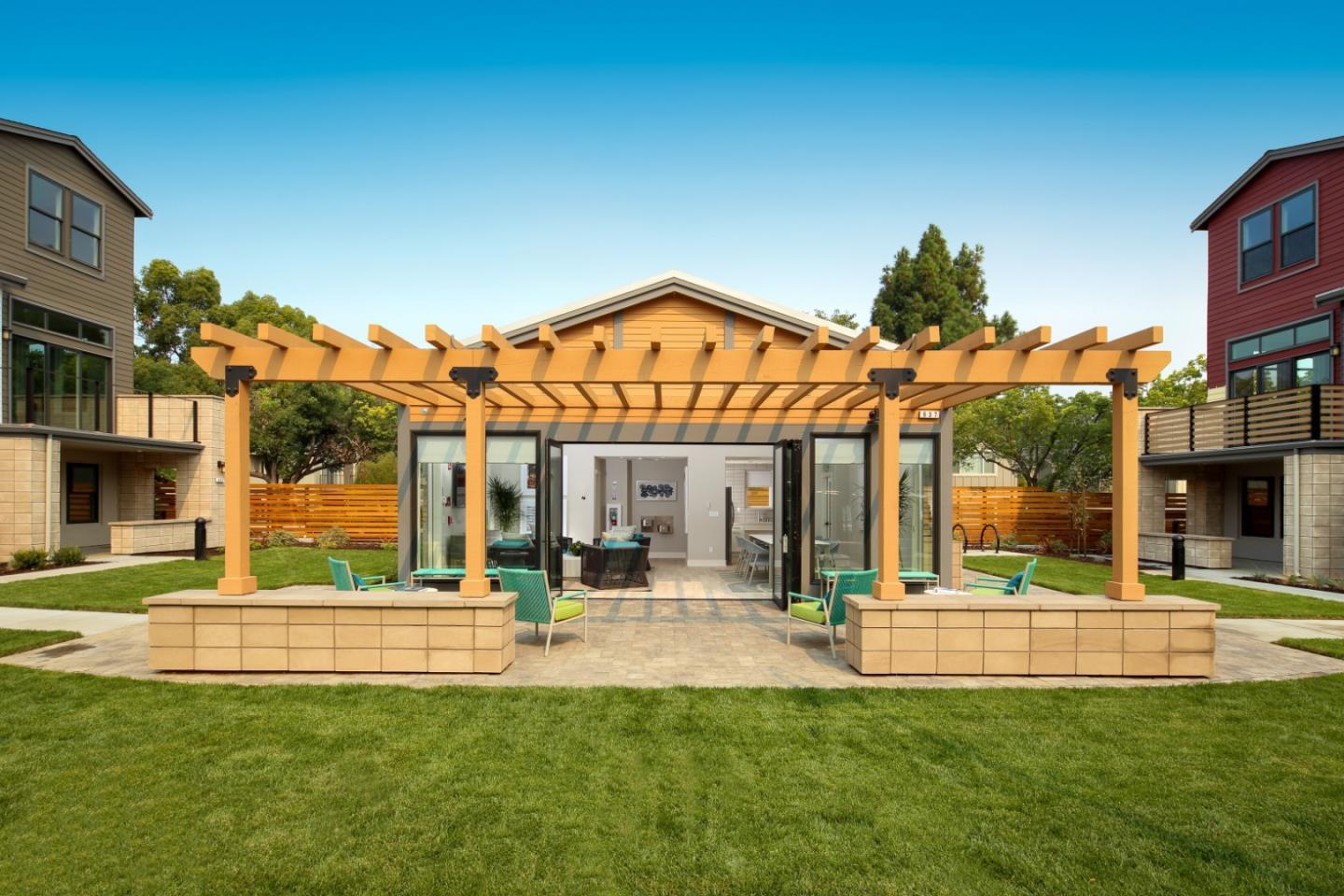 653 Agave Terrace Sunnyvale, CA 94086 - Photo 41 of 44 a view of a building with a yard