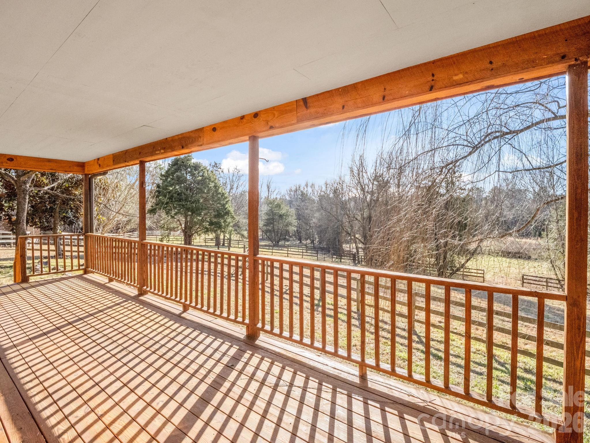 3205 Collinsville Road Columbus, NC 28722 - Photo 21 of 48 a view of balcony with wooden floor