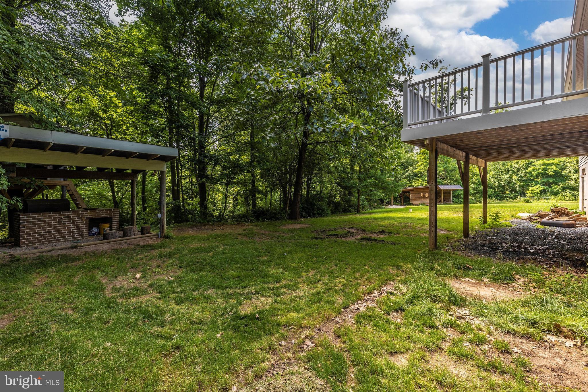 1595 Bloom Road Westminster, MD 21157 - Photo 54 of 86 Corner of Deck at Outdoor Built In Barbeque