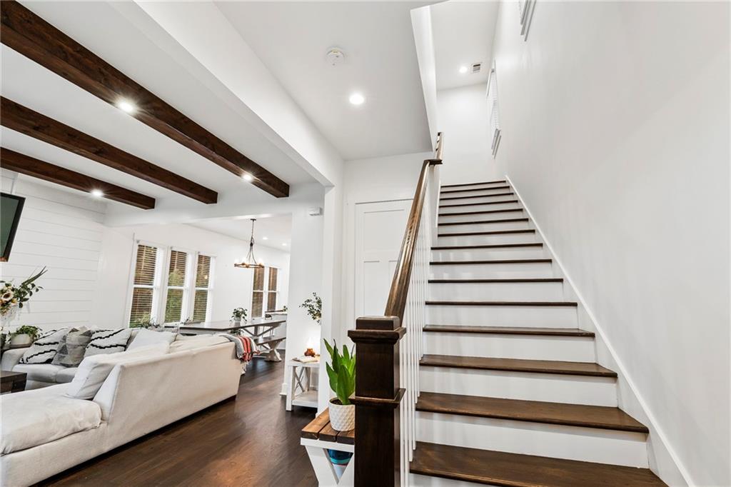 1771 Derry Avenue Southwest Atlanta, GA 30310 - Photo 15 of 45 a living room with furniture and wooden floor