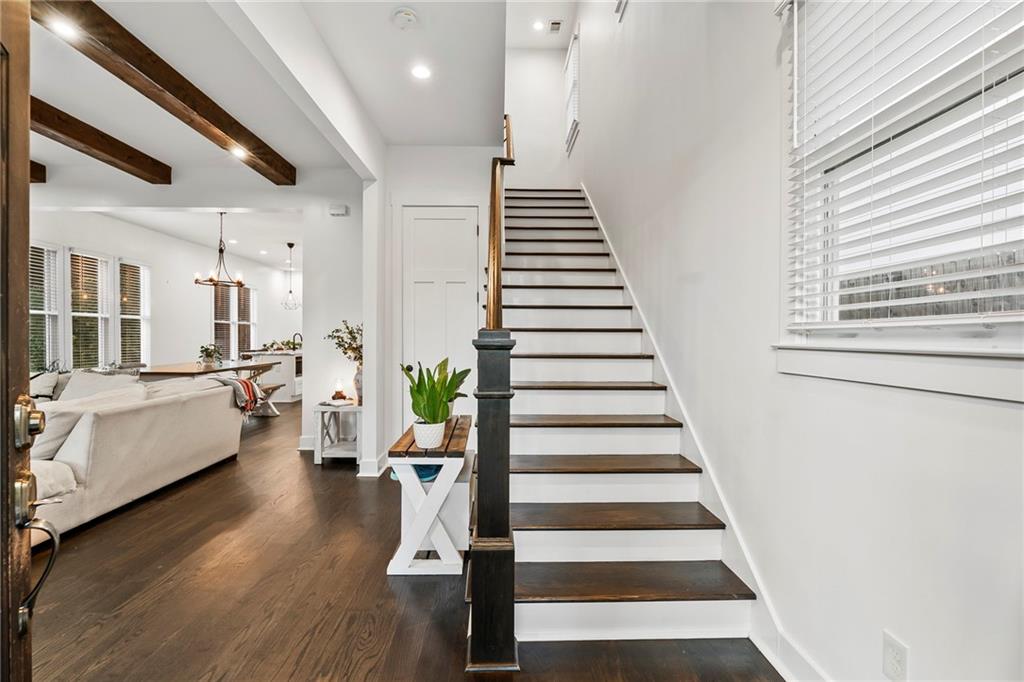 1771 Derry Avenue Southwest Atlanta, GA 30310 - Photo 6 of 45 a view of entryway and hall with wooden floor