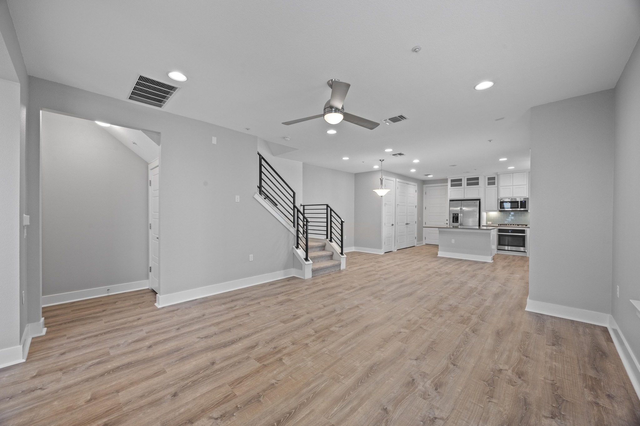 2222 Simond Avenue, Unit E Austin, TX 78723 - Photo 4 of 28 Room for a dining table and plenty of furniture.