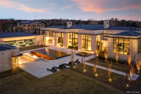 a view of a house with sitting area