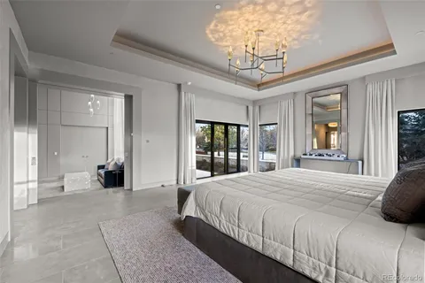 a spacious bathroom with a tub and a shower