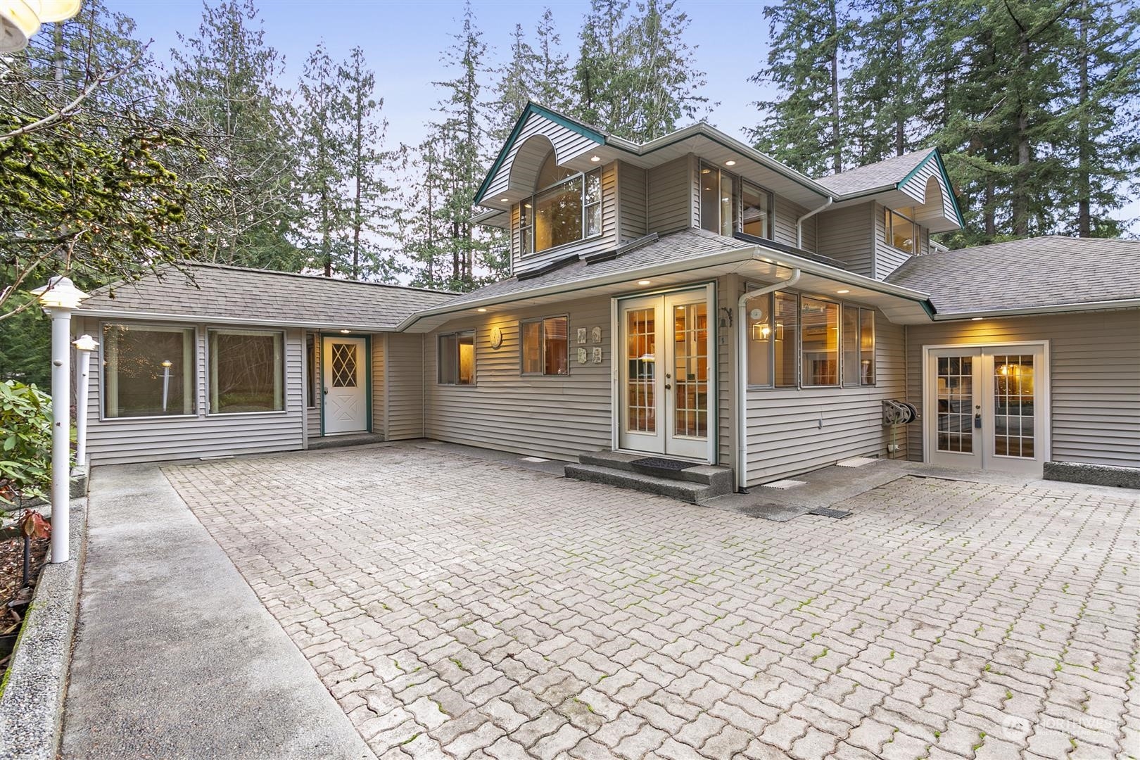 3397 Cedarville Road Bellingham, WA 98226 - Photo 13 of 38 a front view of a house with a yard and garage