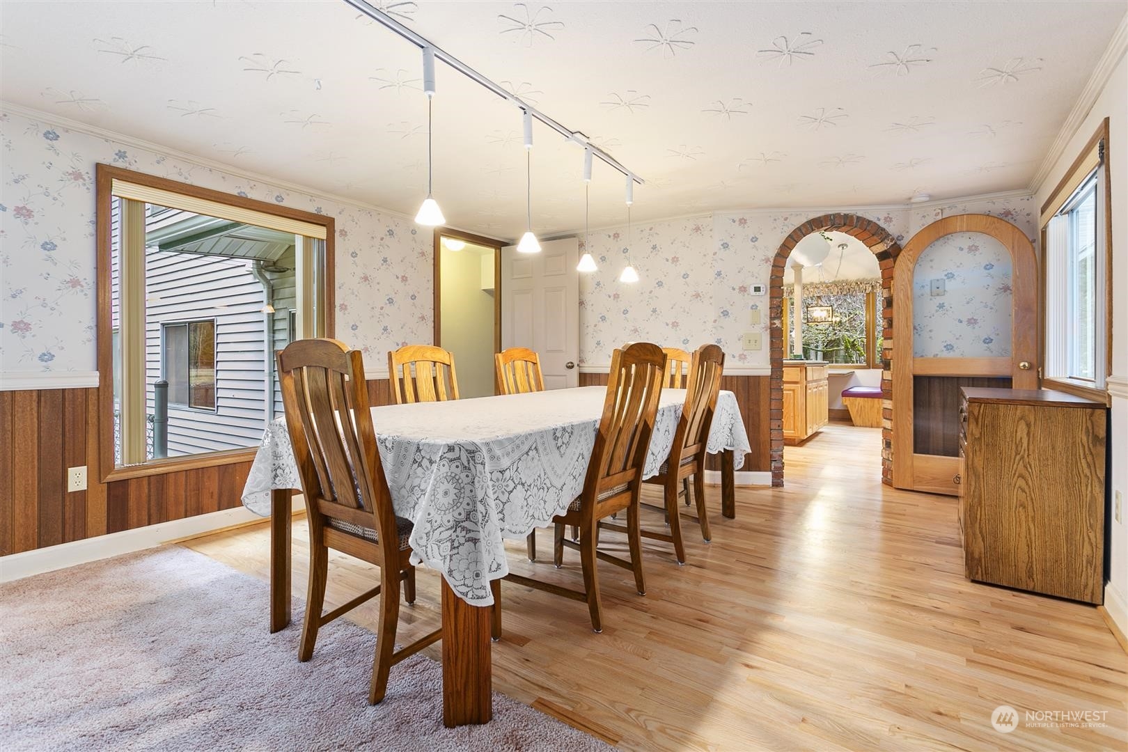 3397 Cedarville Road Bellingham, WA 98226 - Photo 15 of 38 a view of a dining room with furniture window and wooden floor