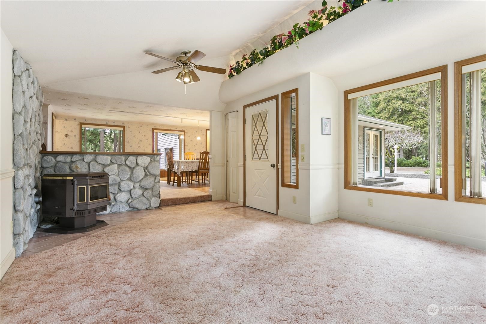 3397 Cedarville Road Bellingham, WA 98226 - Photo 16 of 38 a view of a livingroom with an empty space and a fireplace