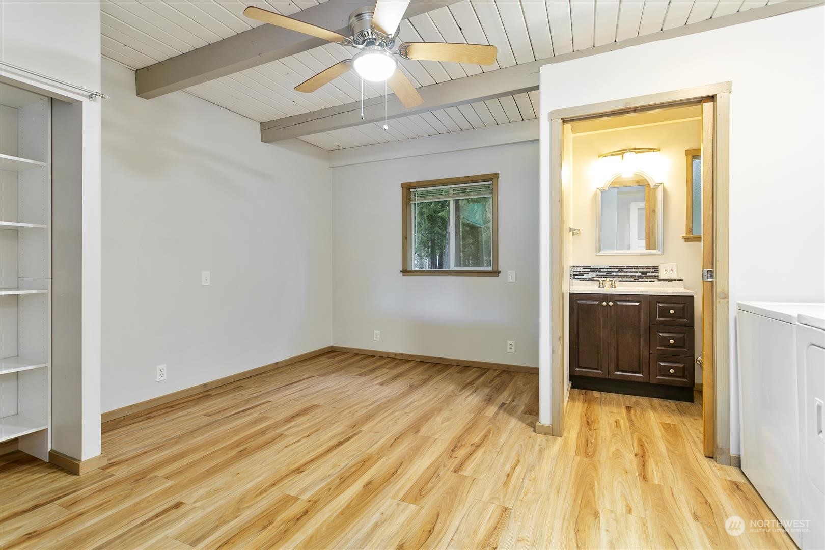 3397 Cedarville Road Bellingham, WA 98226 - Photo 33 of 38 wooden floor in an empty room with a window