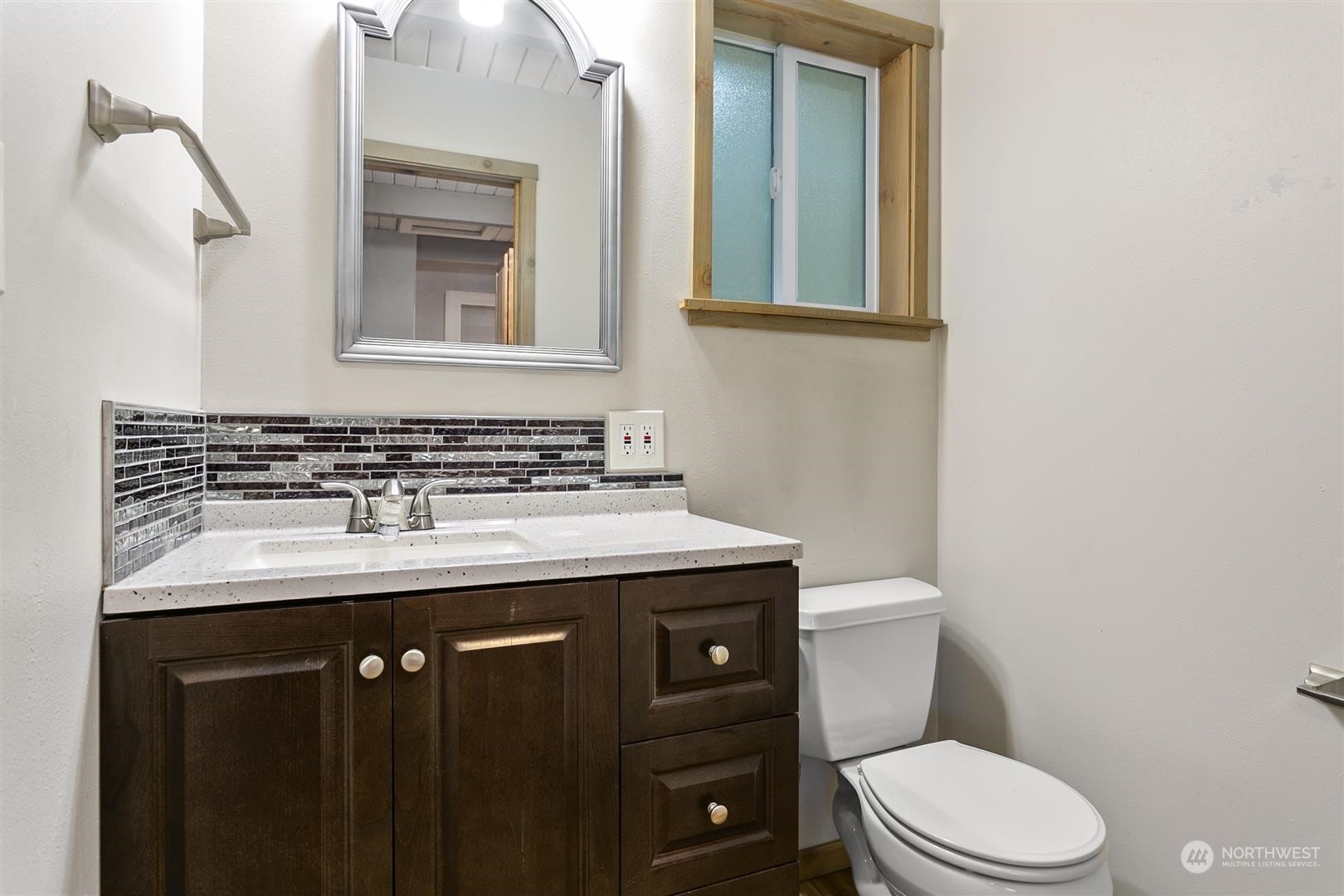 3397 Cedarville Road Bellingham, WA 98226 - Photo 35 of 38 a bathroom with a sink a toilet and mirror