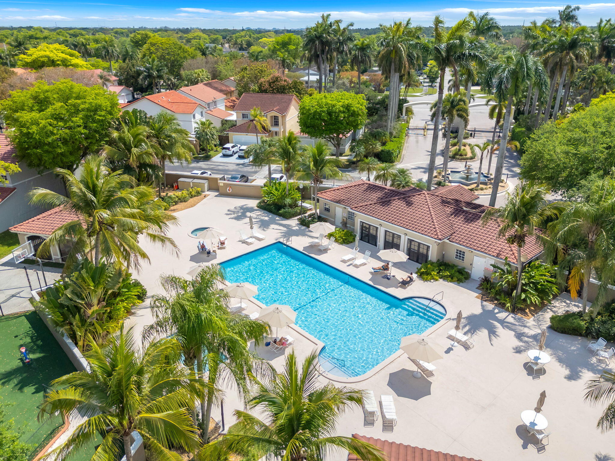 13860 Southwest 102nd Terrace Miami, FL 33186 - Photo 33 of 39 a view of a swimming pool with a patio