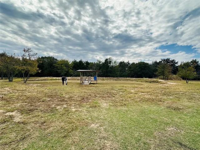 a view of a wooden bridge