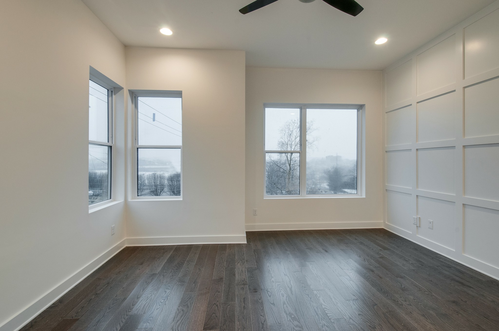556 Rosedale Avenue, Unit 1 Nashville, TN 37211 - Photo 12 of 33 an empty room with wooden floor and windows