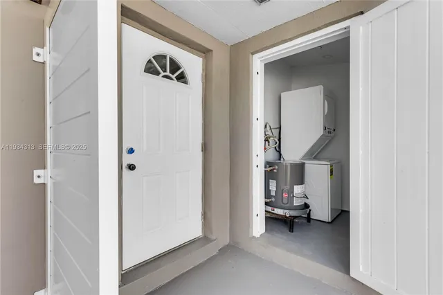 a view of a car parked in front of a house