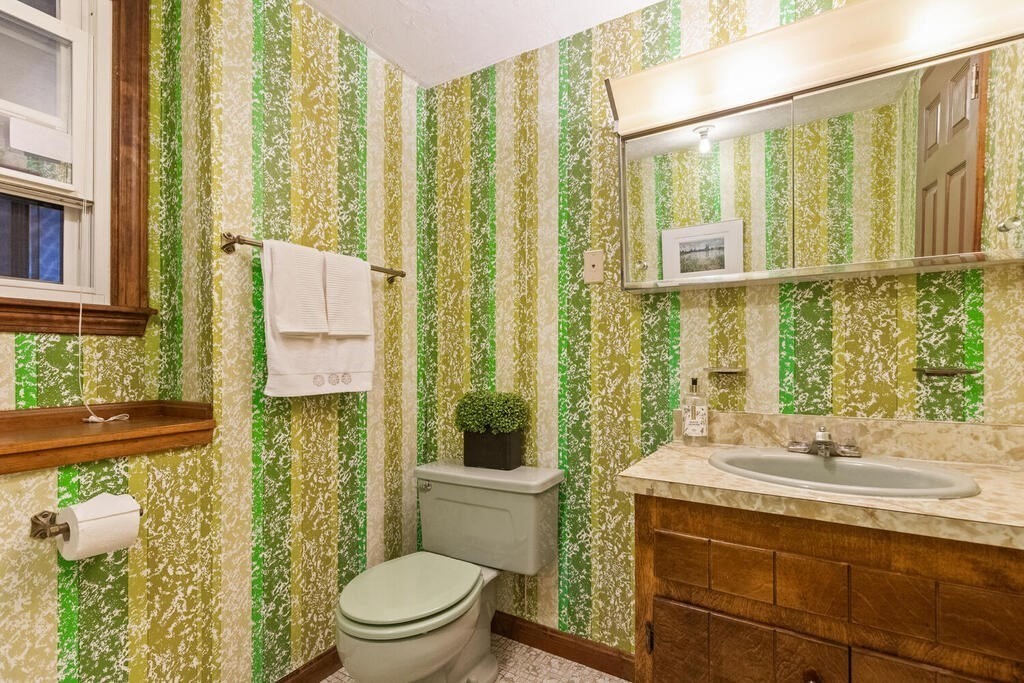 15 1/2 Algonquin Road Canton, MA 02021 - Photo 29 of 37 a bathroom with a sink a toilet and shower