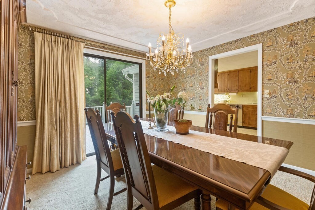 15 1/2 Algonquin Road Canton, MA 02021 - Photo 5 of 37 a view of a dining room with furniture window and outside view