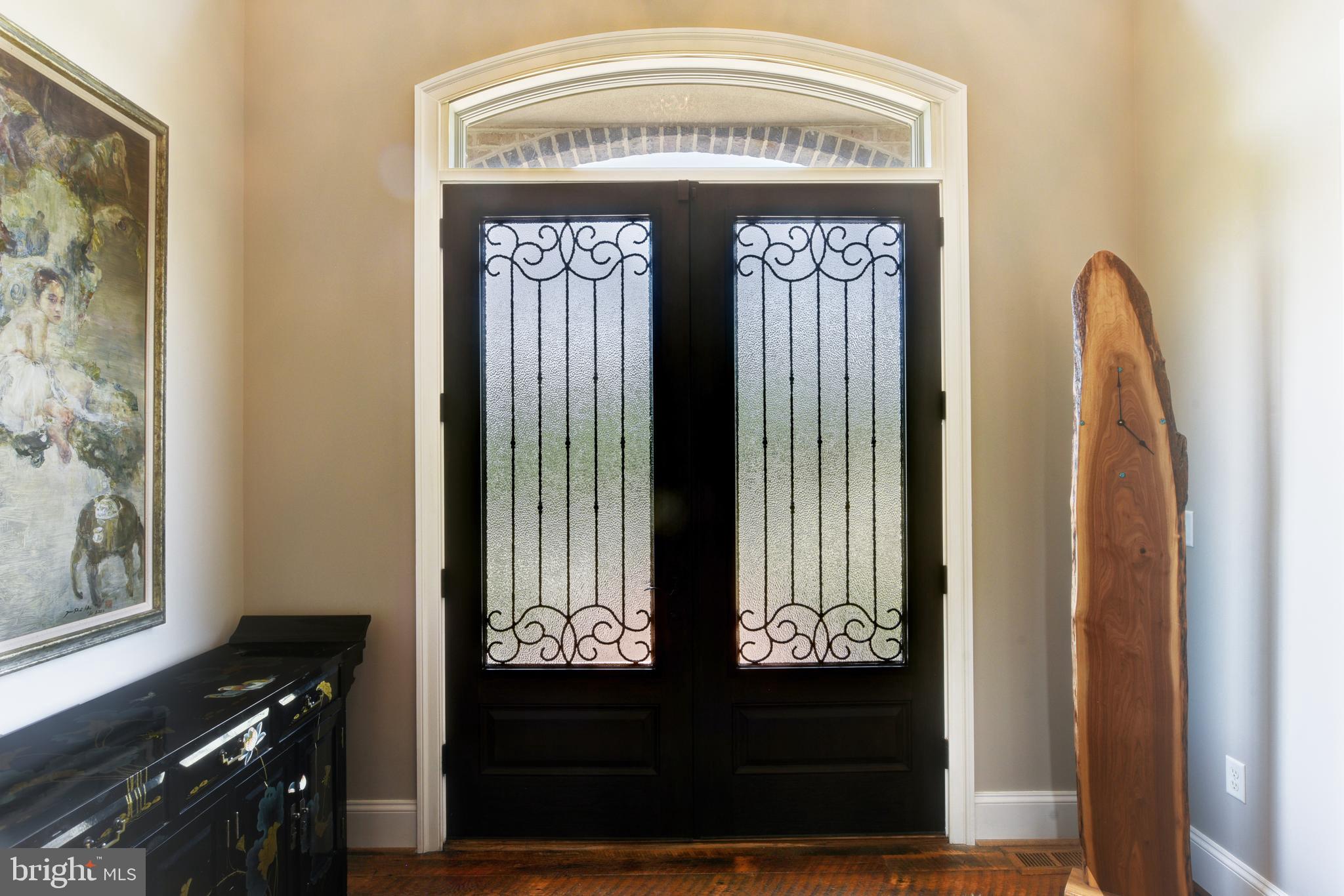 Tranquility Road Purcellville, VA 20132 - Photo 7 of 84 Wrought iron design double entry door into Foyer