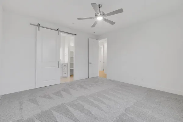 a view of an empty room