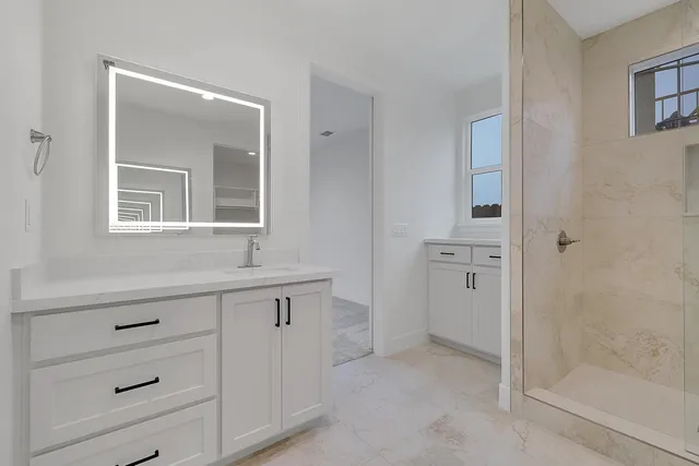 walk in closet with window