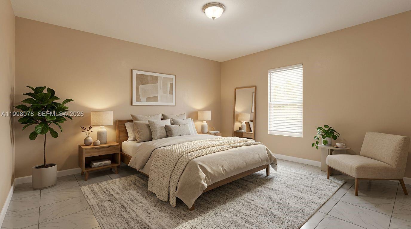 2231 Northwest 74th Street Miami, FL 33147 - Photo 12 of 21 Staged Bedroom