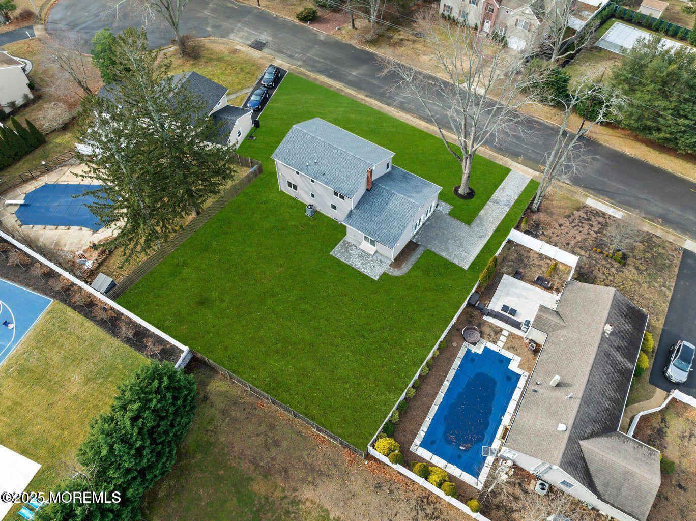 1 Robin Drive Oakhurst, NJ 07755 - Photo 5 of 42 an aerial view of a house