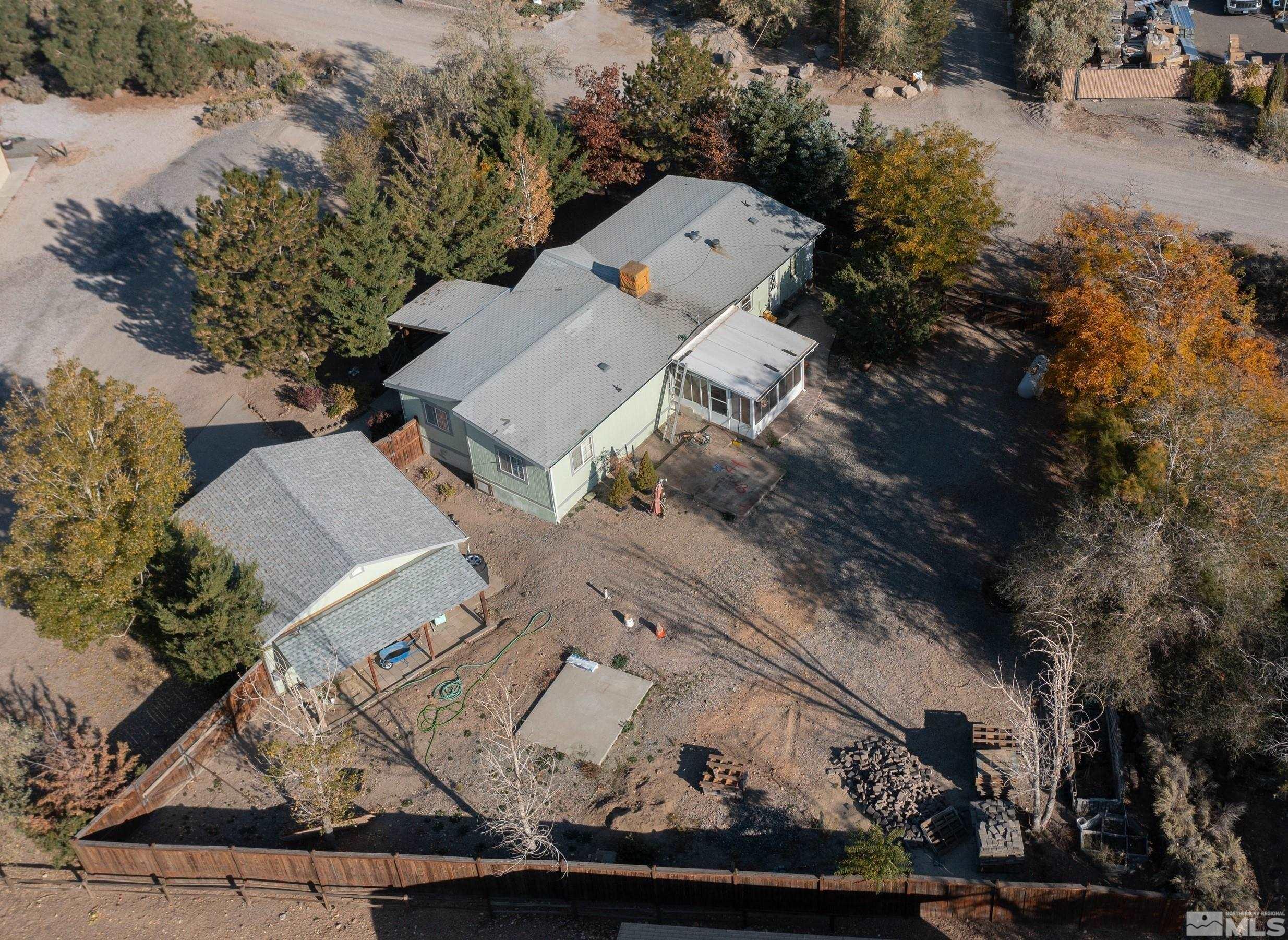 1536 King Lane Reno, NV 89521 - Photo 27 of 31 an aerial view of a house with a yard