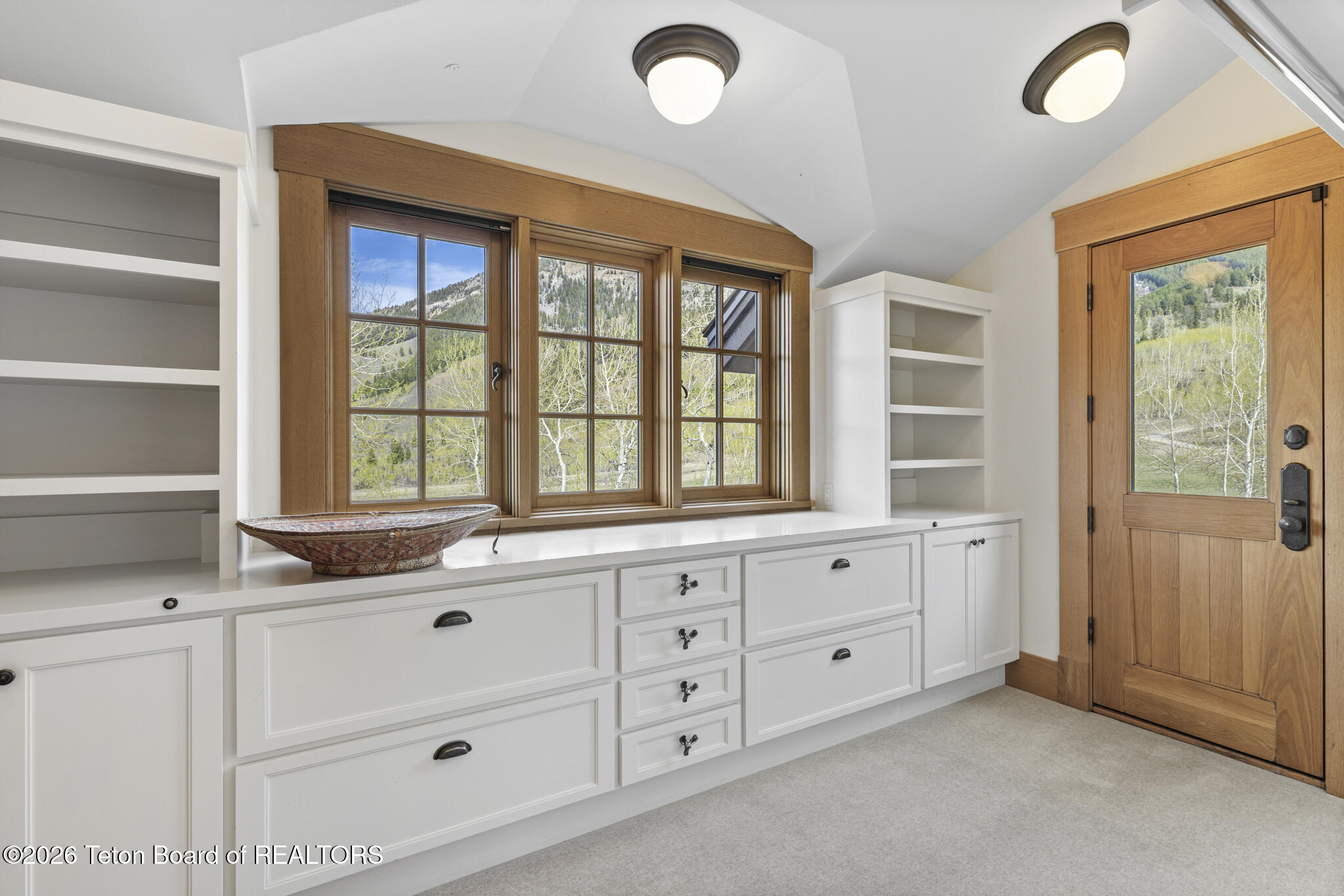 14925 South McCoy Road Jackson, WY 83001 - Photo 42 of 64 Bedroom 2 Doorway to shared Deck