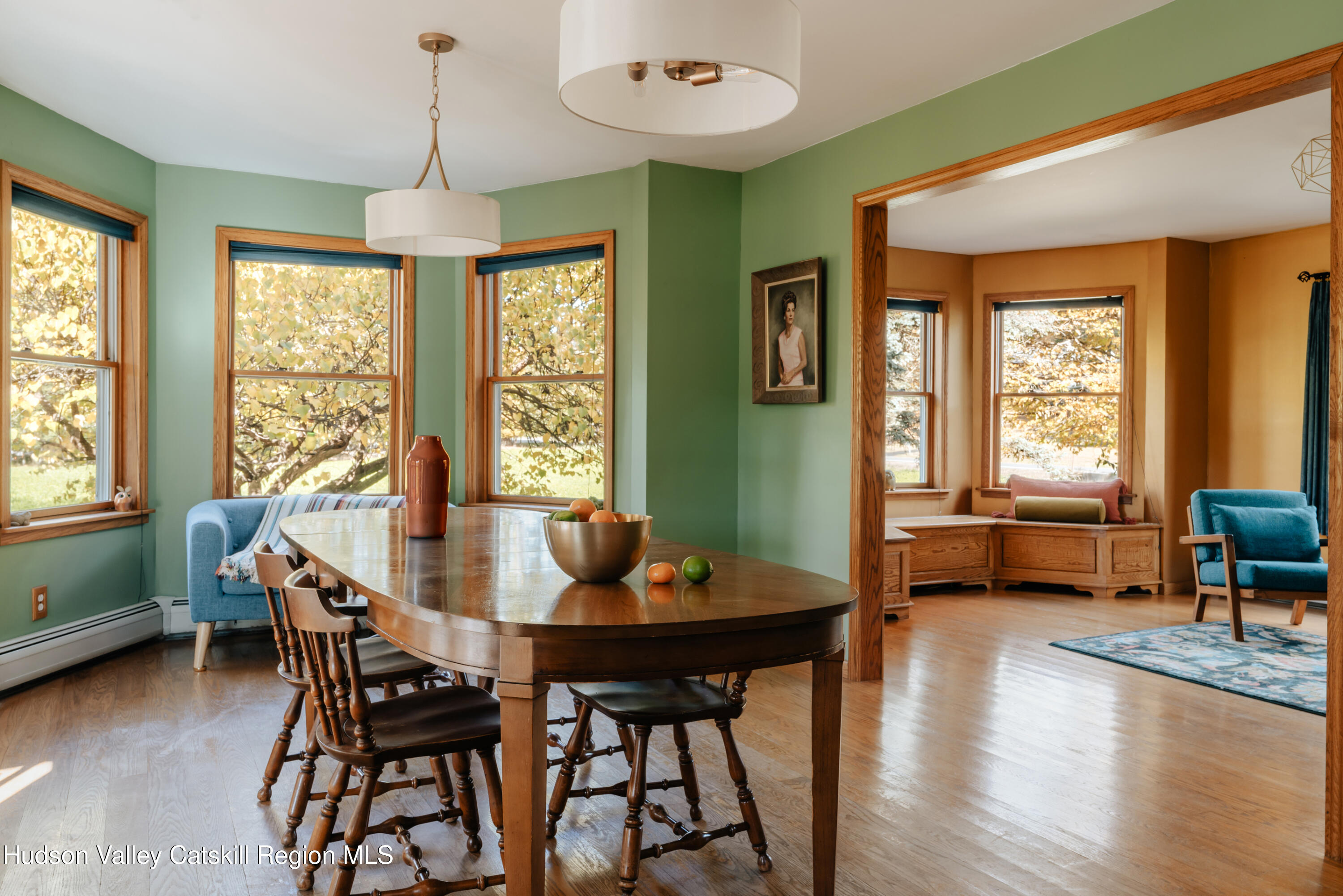 782-784 Jackson Corners Road Red Hook, NY 12571 - Photo 19 of 63 a view of a dining room with furniture window and outside view