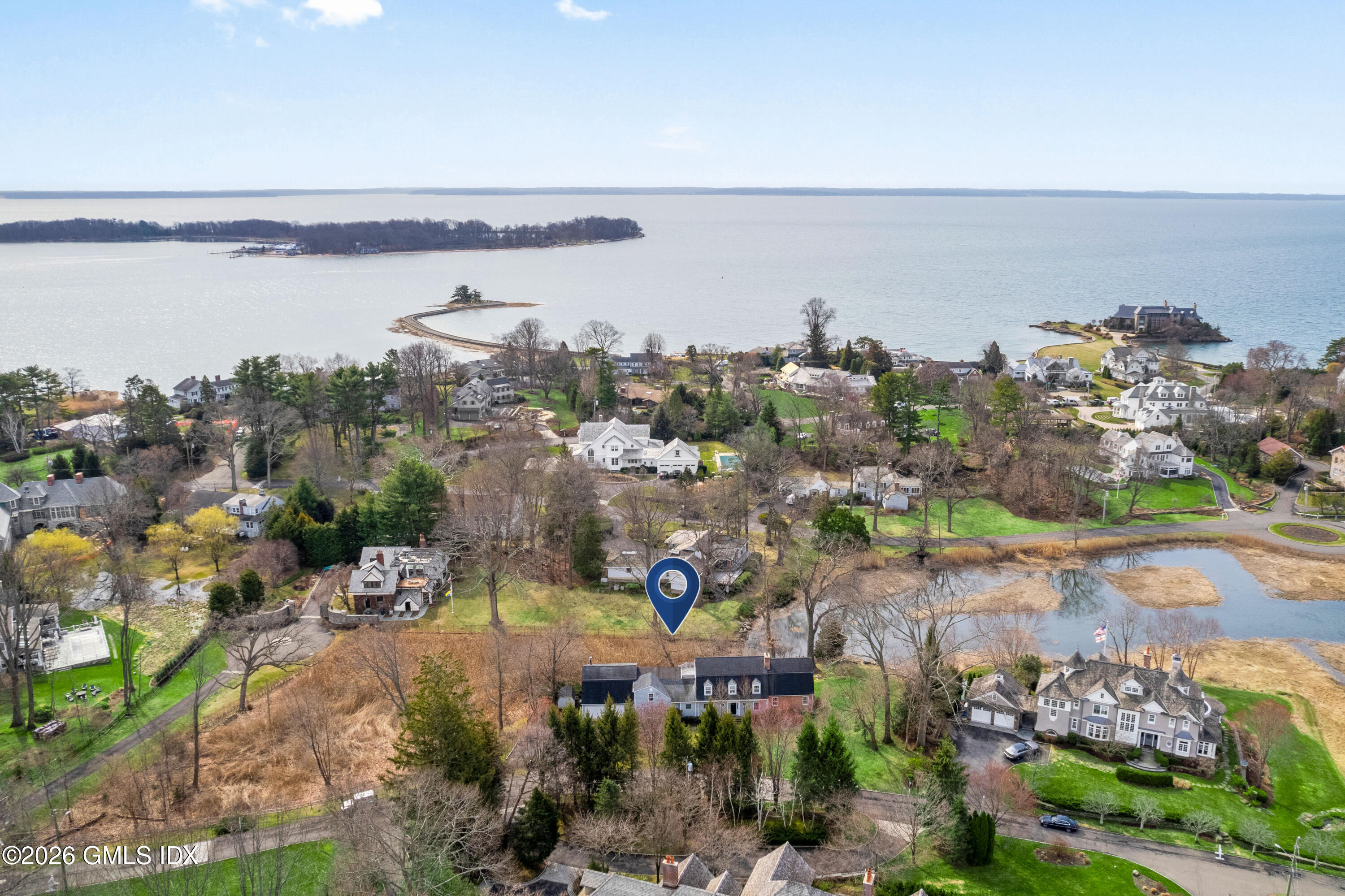 8 Indian Point Lane Riverside, CT 06878 - Photo 22 of 26 drone shot