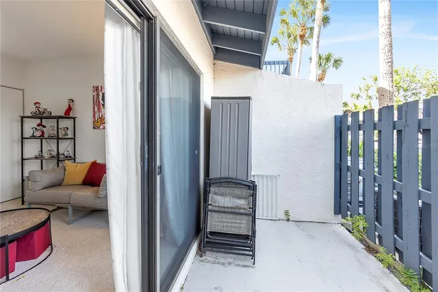 a view of an outdoor space and swimming pool