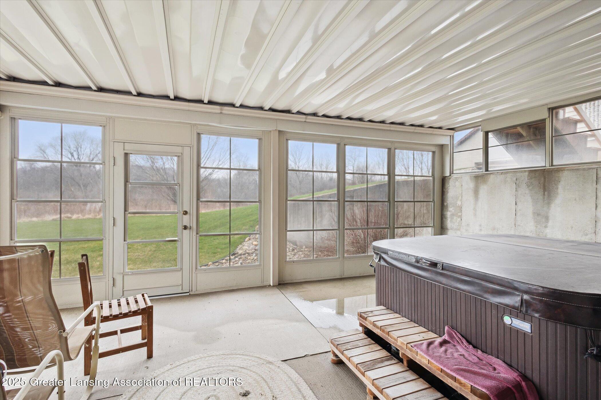2151 North Wheaton Road Charlotte, MI 48813 - Photo 41 of 51 3 Seasons Hot Tub Room