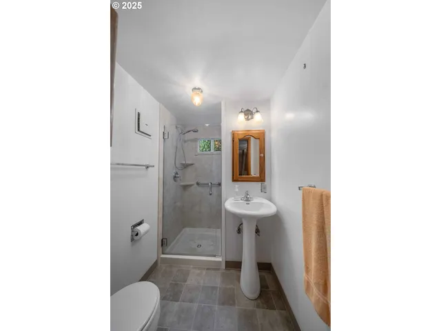 a view of a storage room