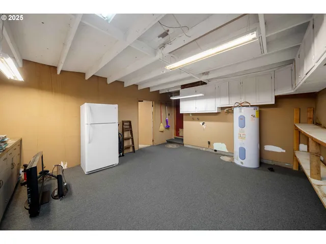 a view of a yard with an outdoor space