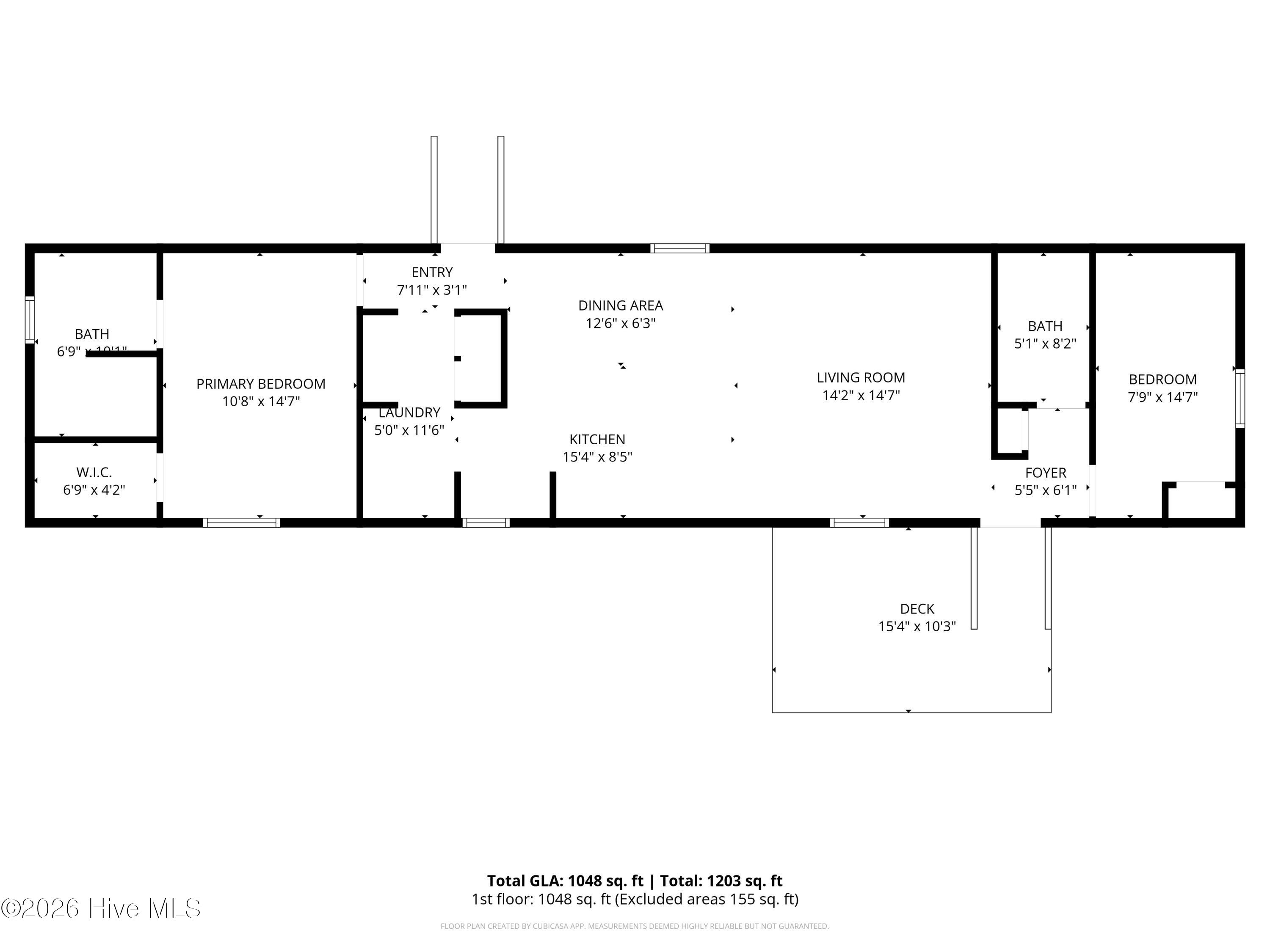728 James Street Hubert, NC 28539 - Photo 30 of 30 1-Floorplan_1