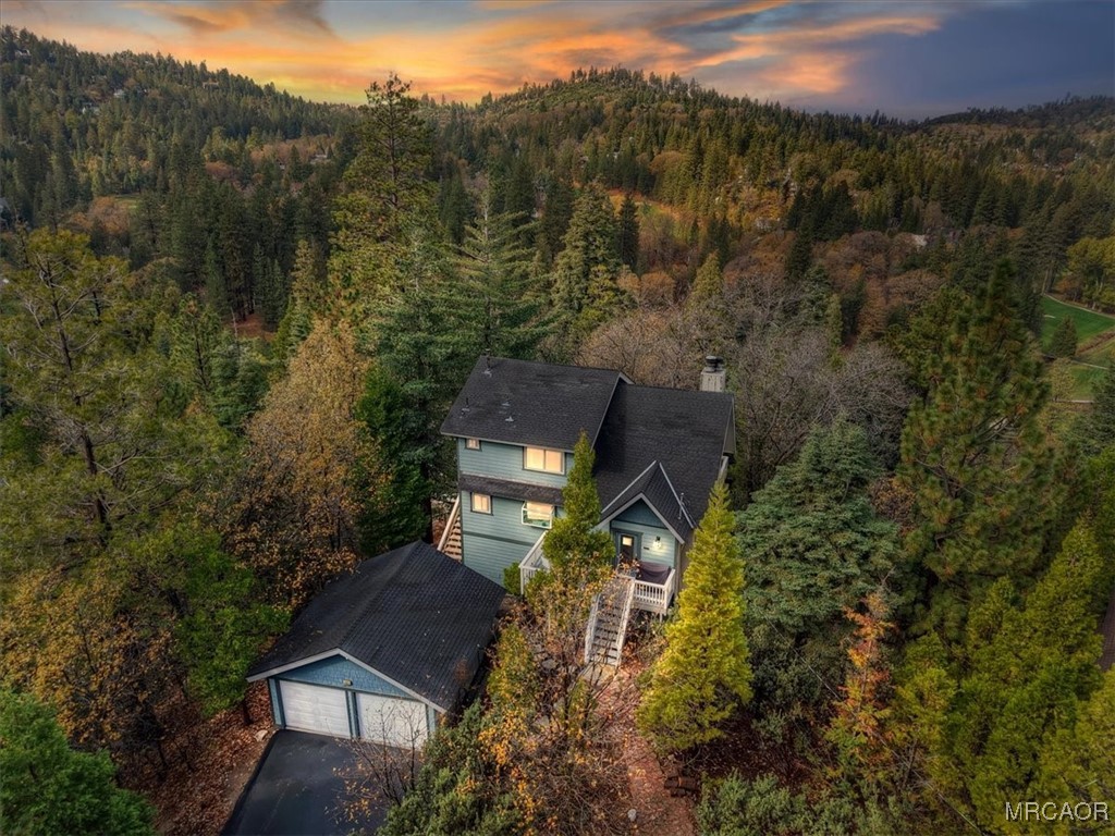 26822 Huron Road Lake Arrowhead, CA 92391 - Photo 4 of 38 a view of a city with a mountain