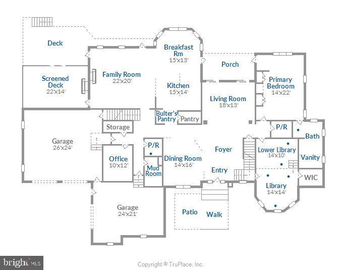 38283 Hughesville Road Leesburg, VA 20175 - Photo 75 of 77 Main level Floor plan