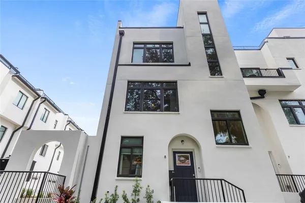 a view of an entryway with a fireplace
