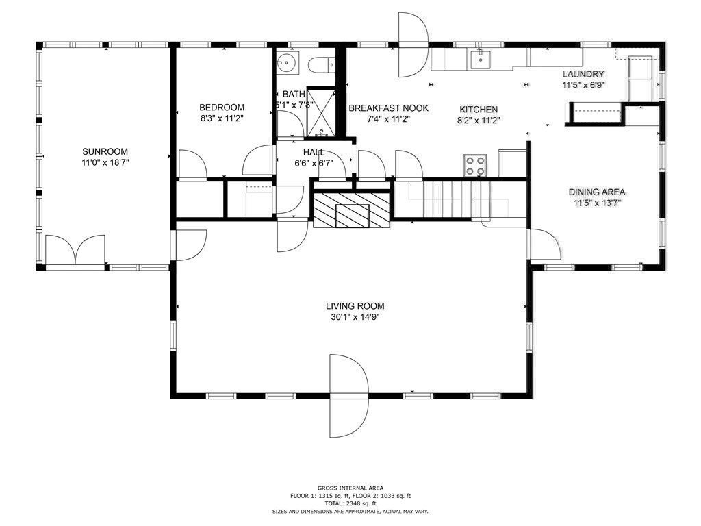 16 Jefferson Shores Road Wareham, MA 02532 - Photo 19 of 28 a picture of floor plan