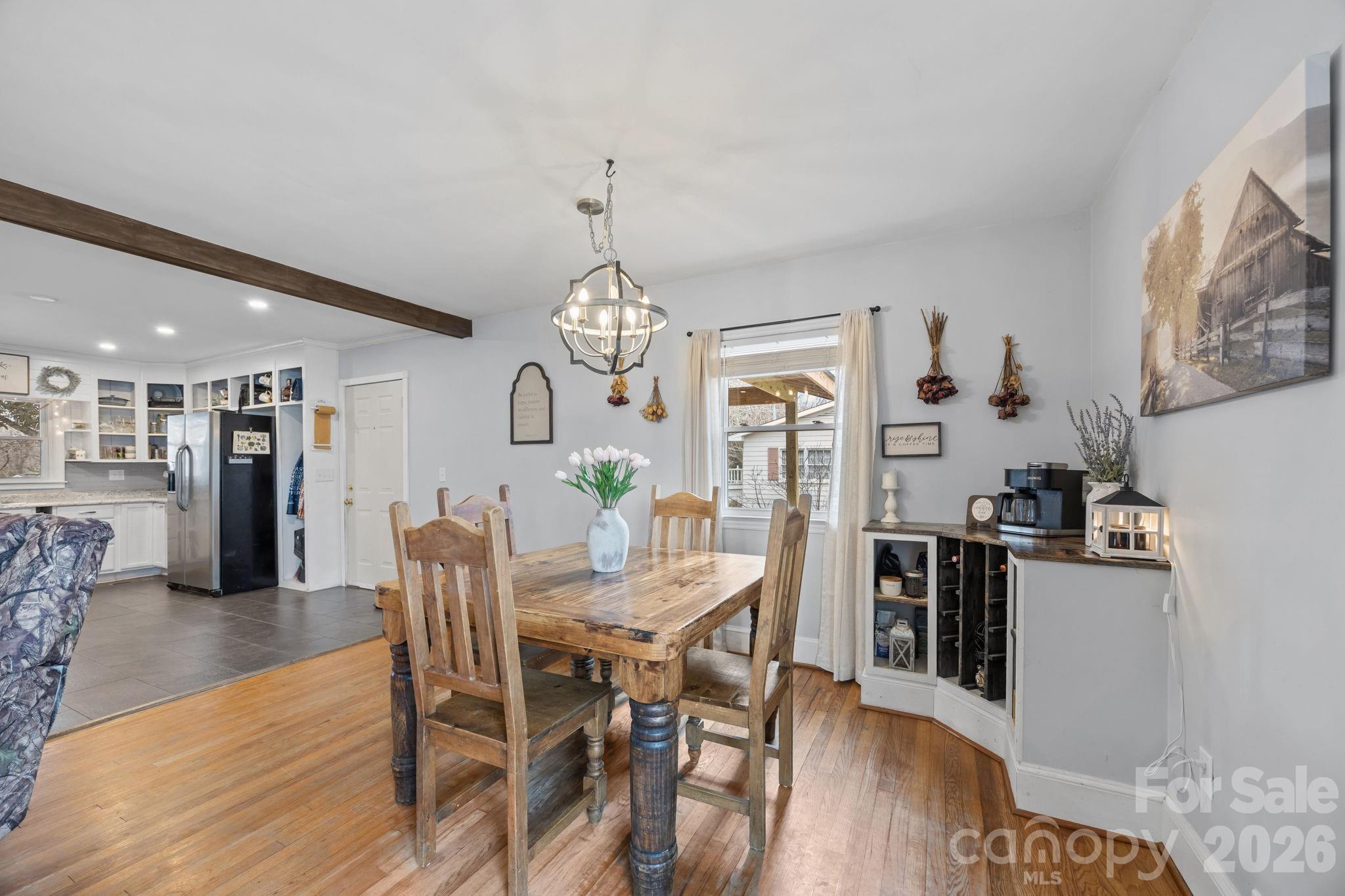 275 Tanner Street Rutherfordton, NC 28139 - Photo 21 of 44 a view of a dining room with furniture and wooden floor