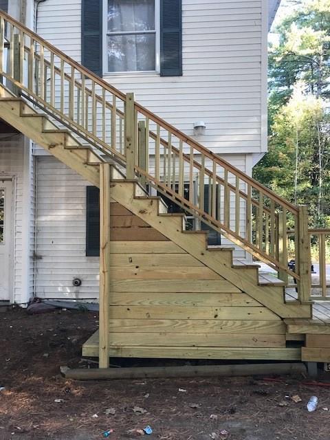 56 Thomas Point Road Brunswick, ME 04011 - Photo 4 of 35 Updated stairs with storage below....