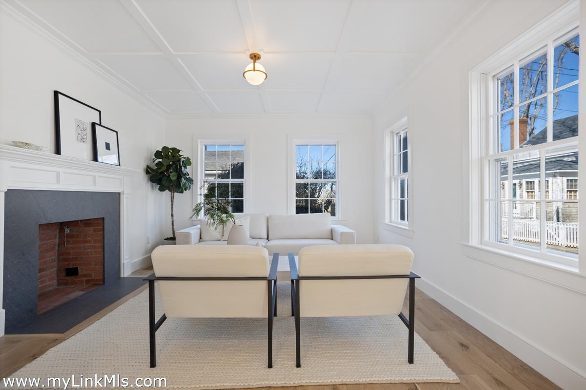 22 Vestal Street Nantucket, MA 02554 - Photo 11 of 43 a dining room with furniture and window