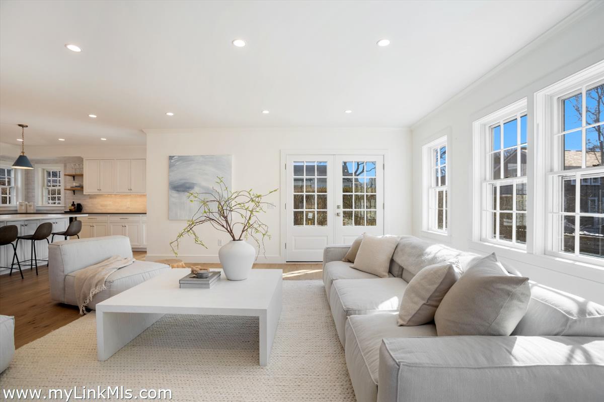 22 Vestal Street Nantucket, MA 02554 - Photo 20 of 43 a living room with furniture and a large window