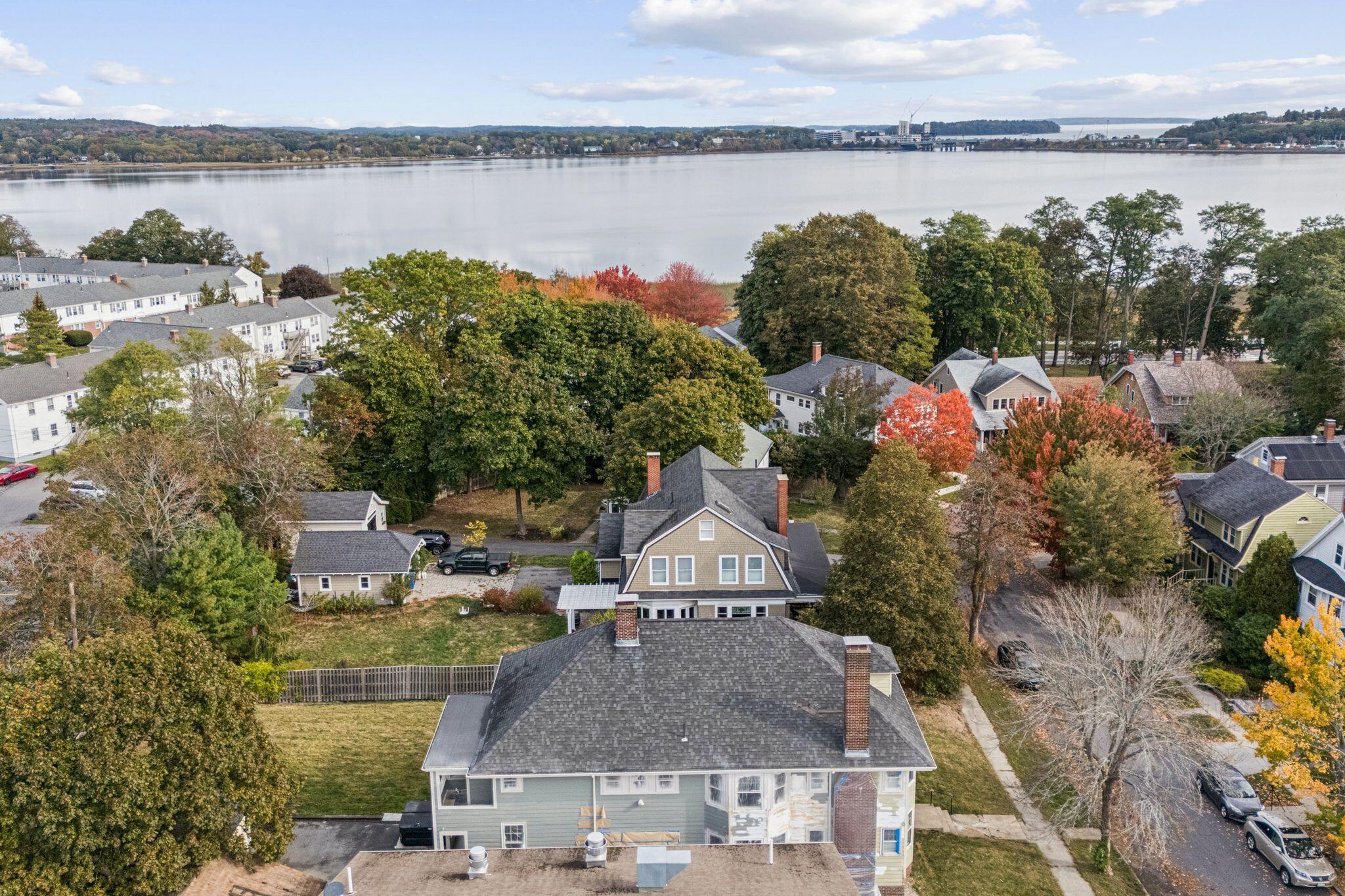 103 Deerfield Road Portland, ME 04101 - Photo 56 of 61 Aerial View Showing Back Cove