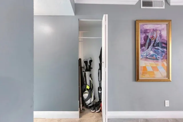 a view of water heater room