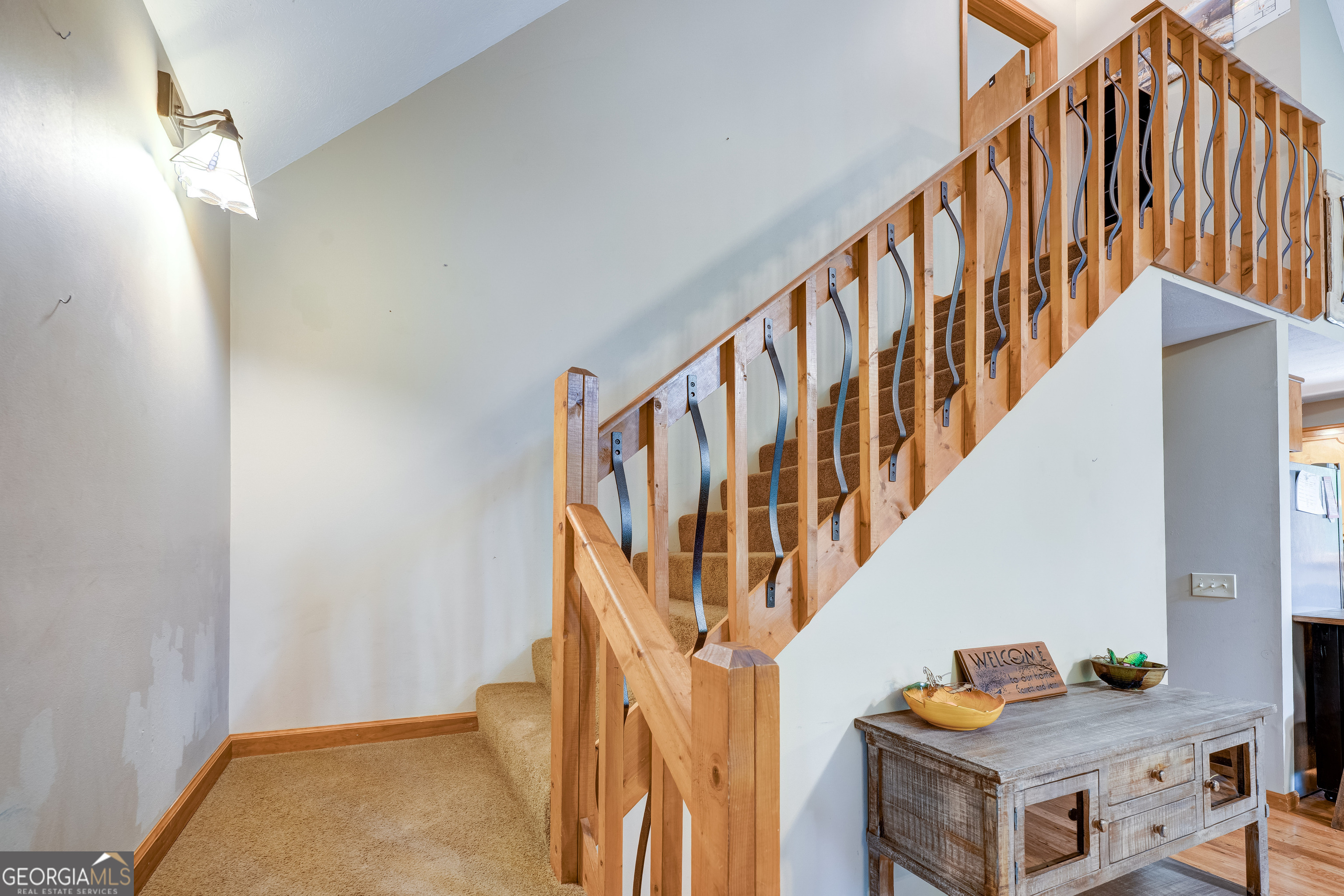 708 Wilson Mountain Road Blairsville, GA 30512 - Photo 22 of 48 a view of entryway with wooden floor