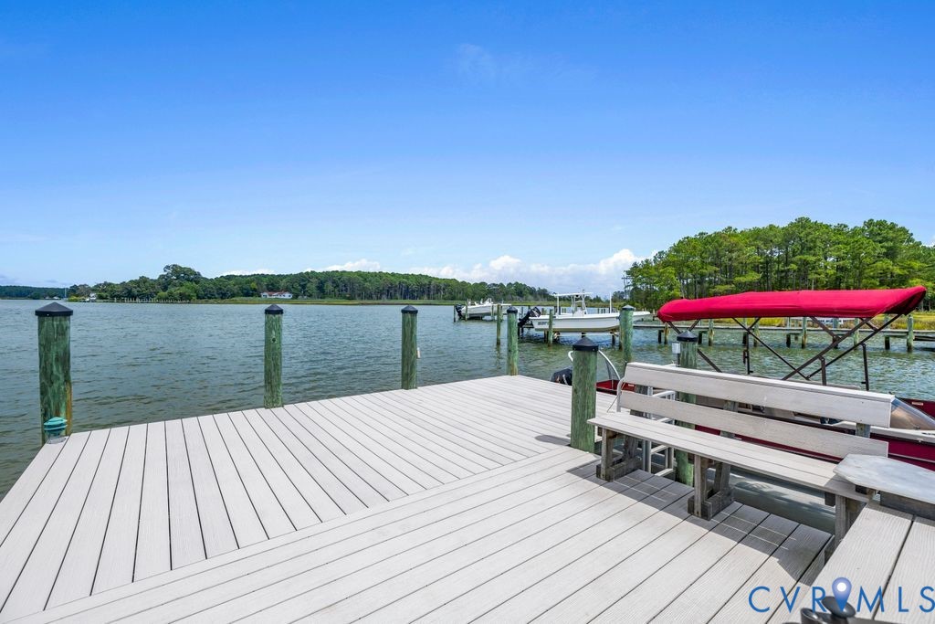 2082 Ocran Road White Stone, VA 22578 - Photo 43 of 50 a terrace view with a lake view