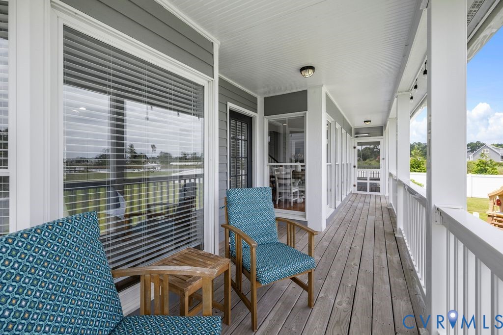 2082 Ocran Road White Stone, VA 22578 - Photo 8 of 50 a view of a balcony with chairs