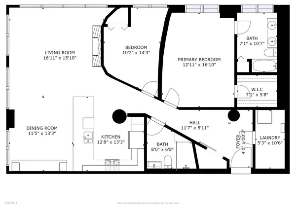 $700,000 | 17 North Loomis Street, Unit 1F, Chicago, IL 60607