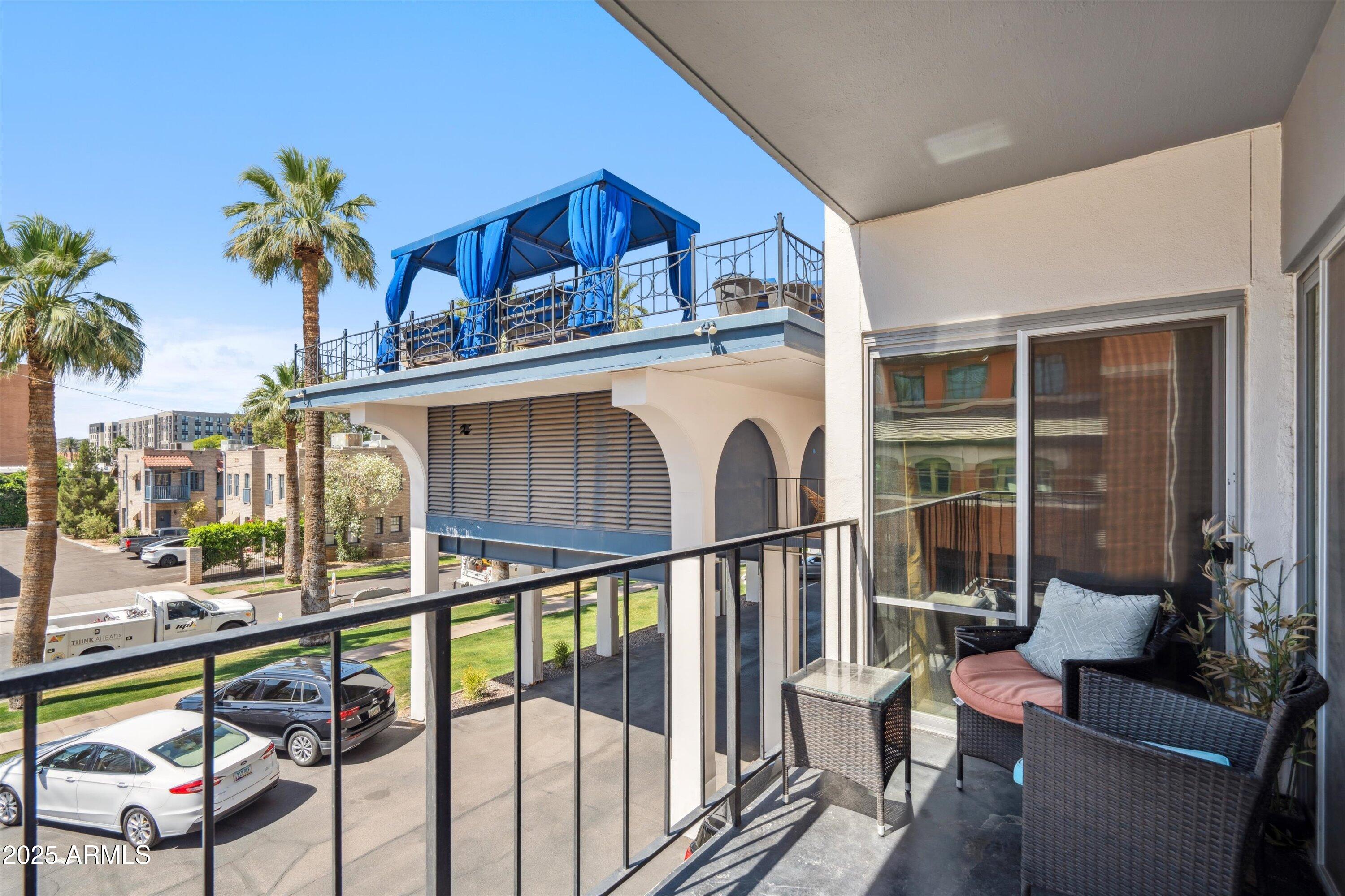 805 North 4th Avenue, Unit 208 Phoenix, AZ 85003 - Photo 13 of 20 15-Balcony View
