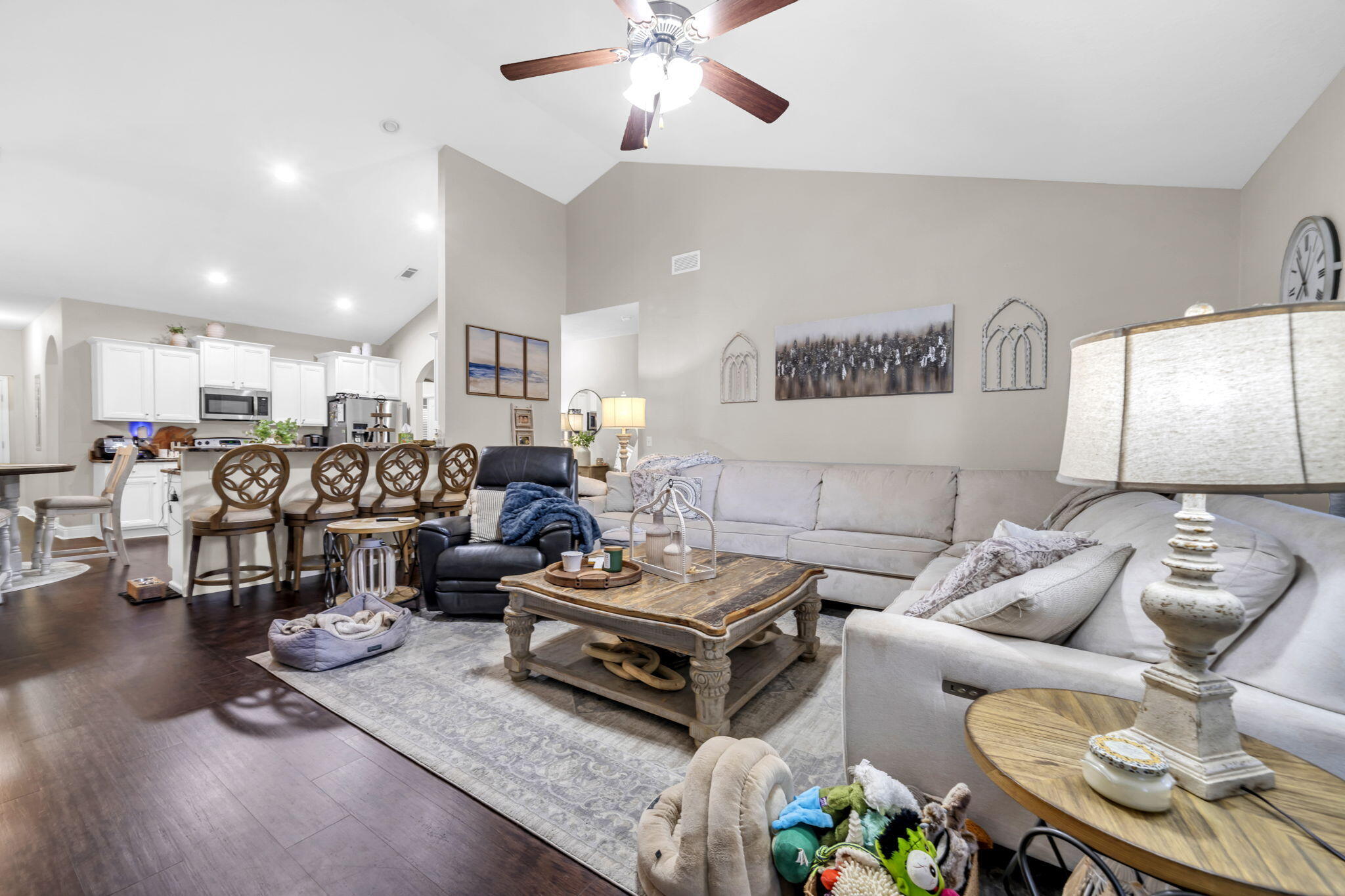 673 Red Fern Road Crestview, FL 32536 - Photo 8 of 48 Family Room Open to Kitchen